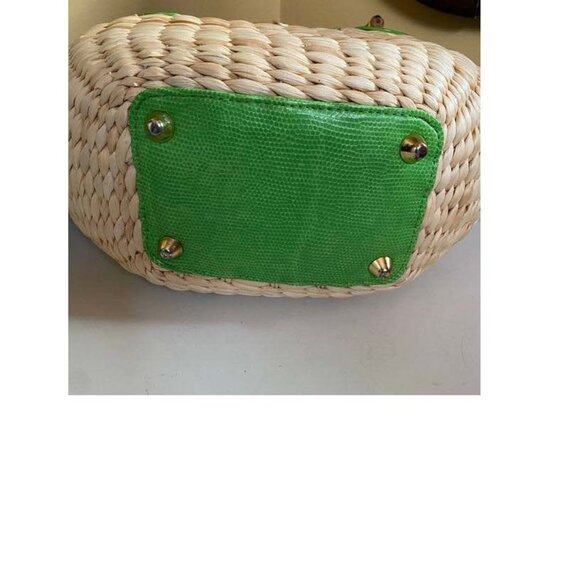 **NWT**MAGGI BARNES Woven Tote Bag - Picture 3 of 5